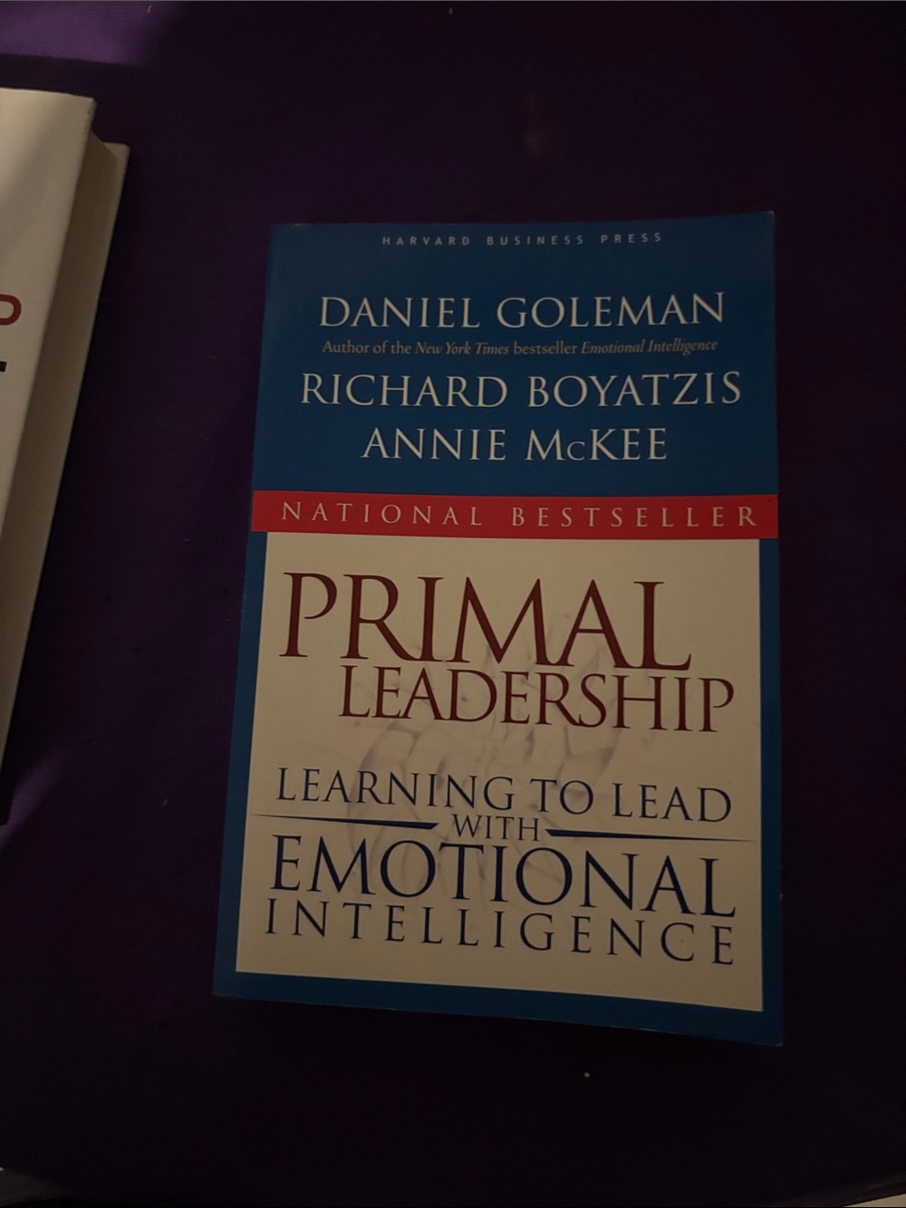 Primal Leadership by Daniel Goleman – Paperback Book in Blue and White
